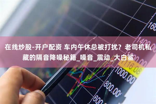 在线炒股-开户配资 车内午休总被打扰？老司机私藏的隔音降噪秘籍_噪音_震动_大白鲨